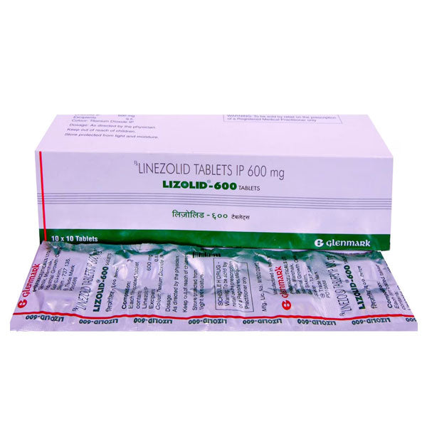 LIZOLID[GLENMARK] 600 MG TAB (10 tab)