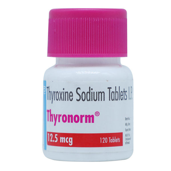 THYRONORM-12.5[ABBOTT] 12.5 MCG TAB (120 tab)