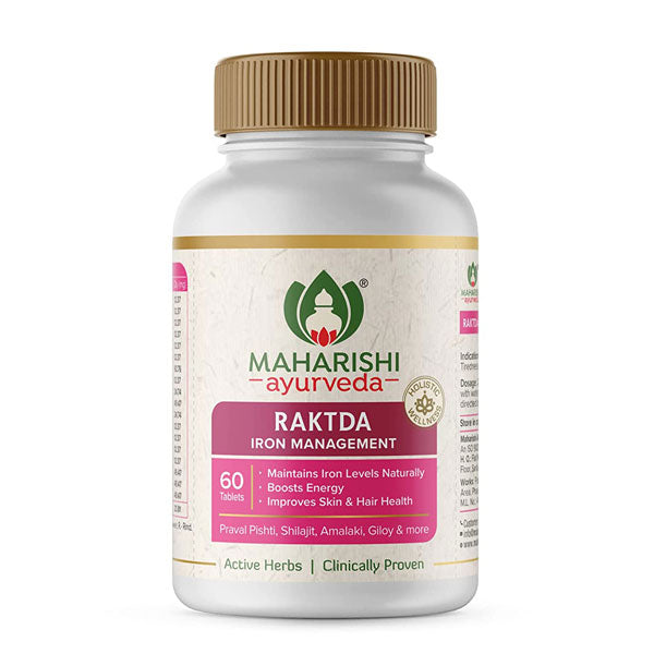 Raktda Iron Management Tablets For Men and Women