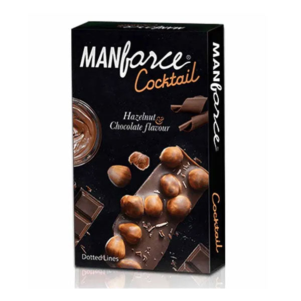 Manforce Chocolate & Hazelnut Dotted-Ring Cocktail Condom