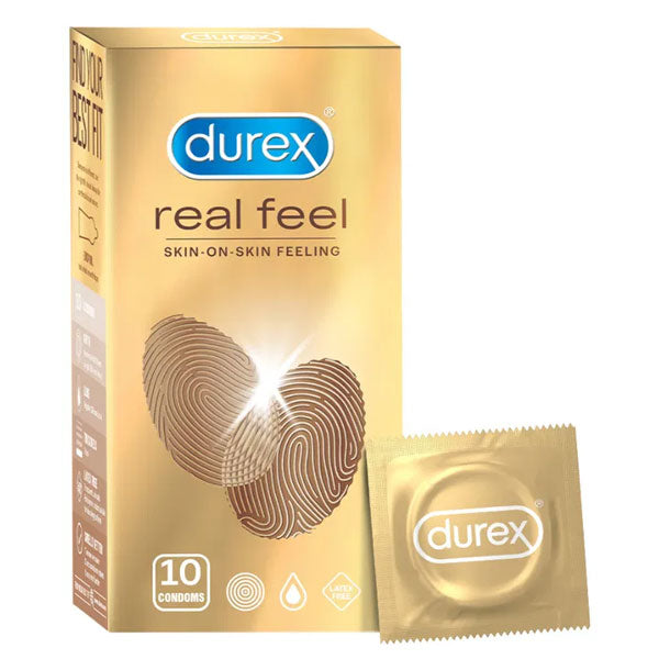 Durex Real Feel Condom Latex Free,Suitable for Use with Lubes