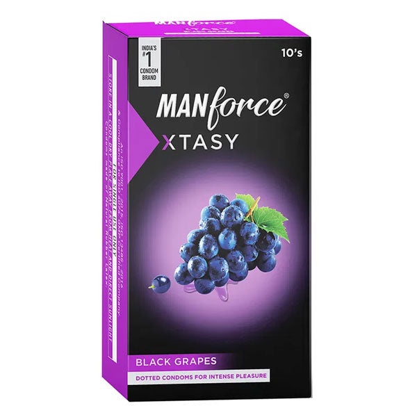 Manforce Xtasy Condom Black Grape