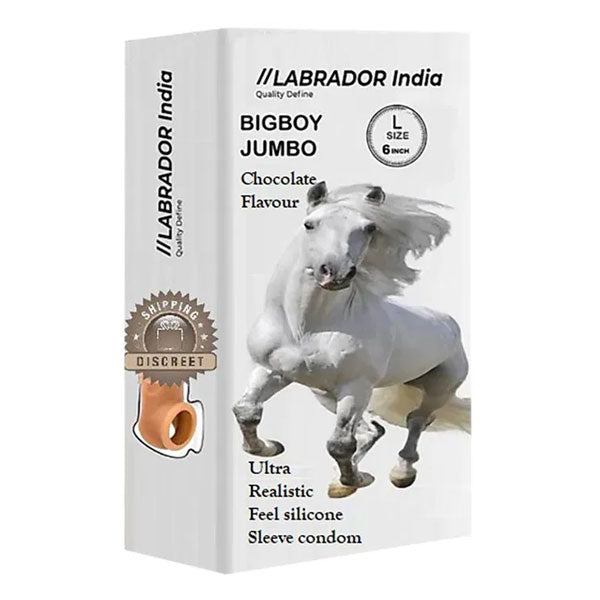 Labrador India Big Boy Jumbo Condom Large Chocolate