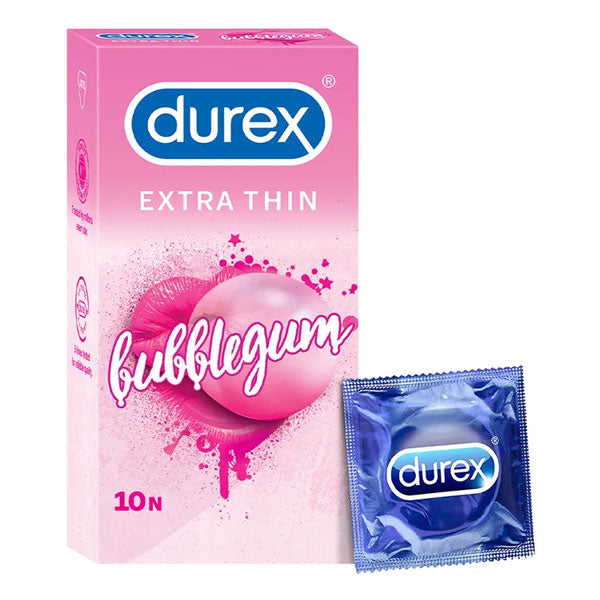 Durex Extra Thin Condom Bubblegum