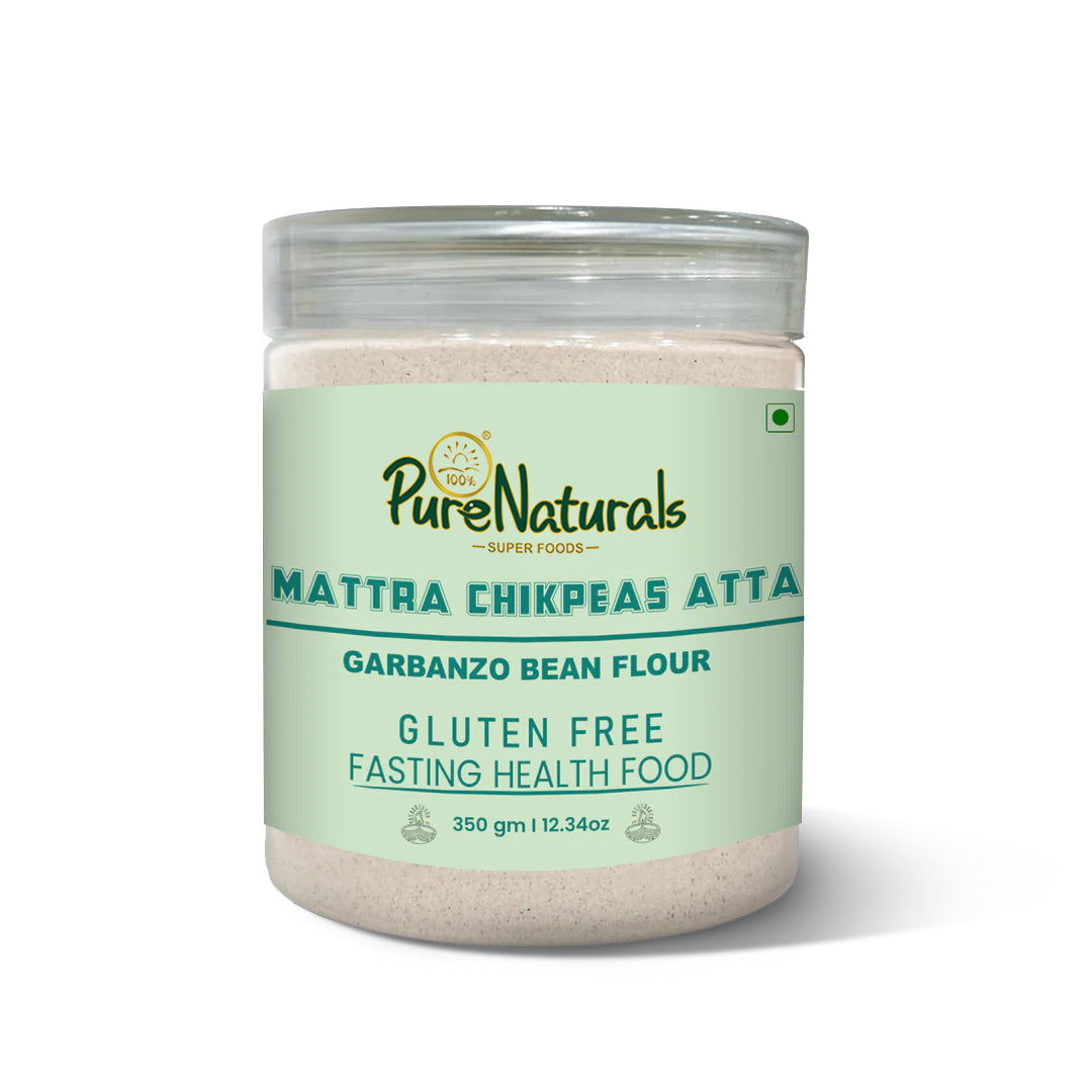 PureNaturals Gluten Fee Garbanzo Bean Mattra Chikpeas Atta