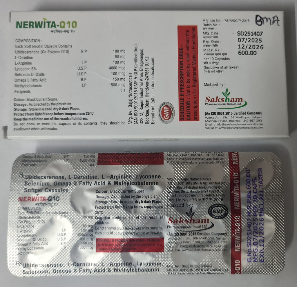 Nervita Q 10 Cap