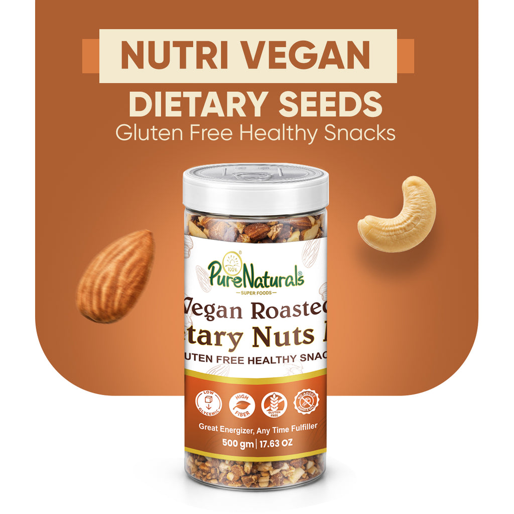 Dietary Nuts Mix Vegan Roasted | Gluten Free | 500 gm