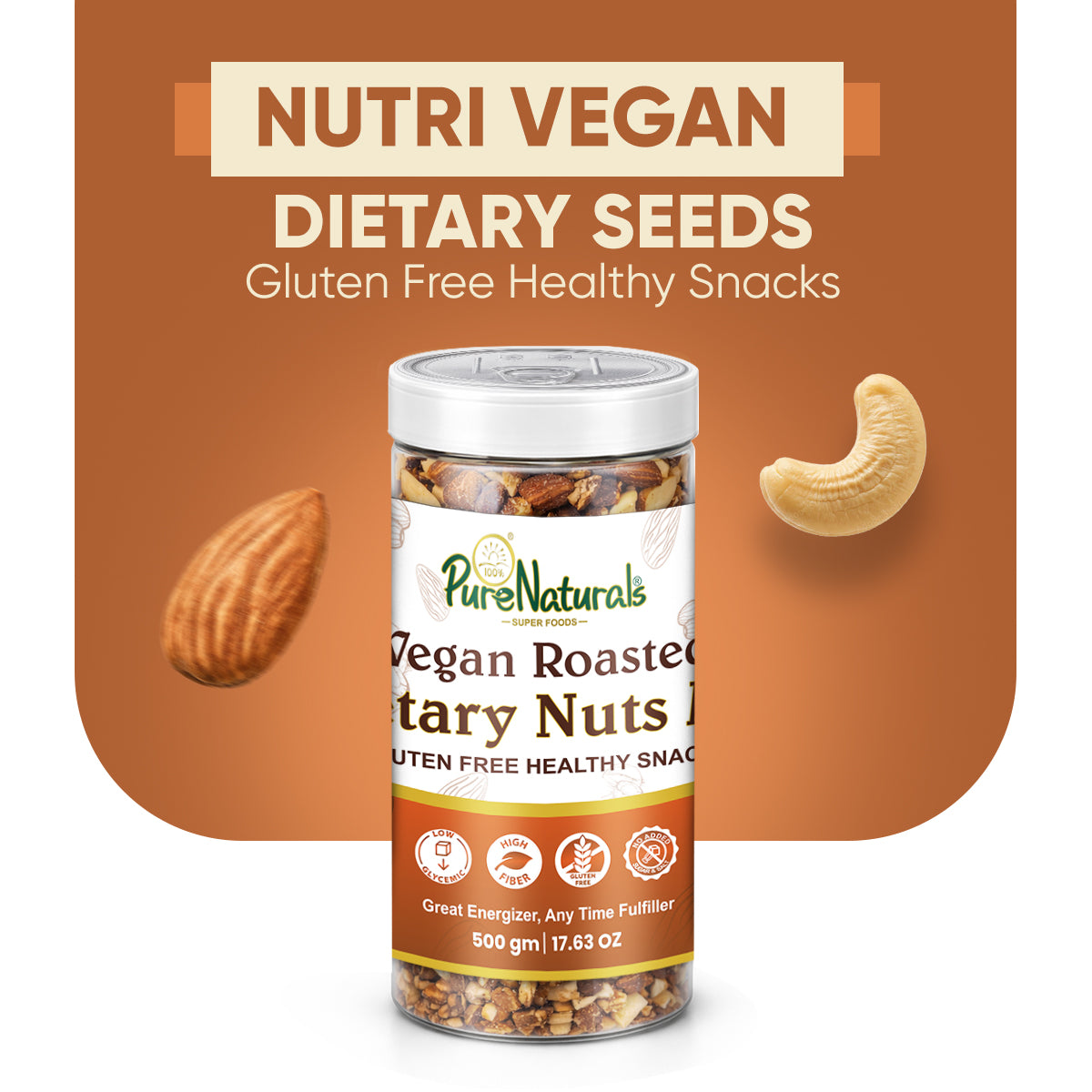 Dietary Nuts Mix Vegan Roasted | Gluten Free | 500 gm