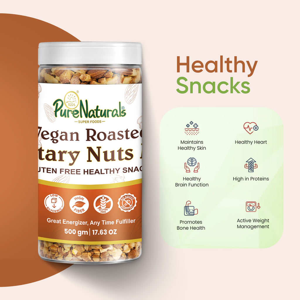Dietary Nuts Mix Vegan Roasted | Gluten Free | 500 gm
