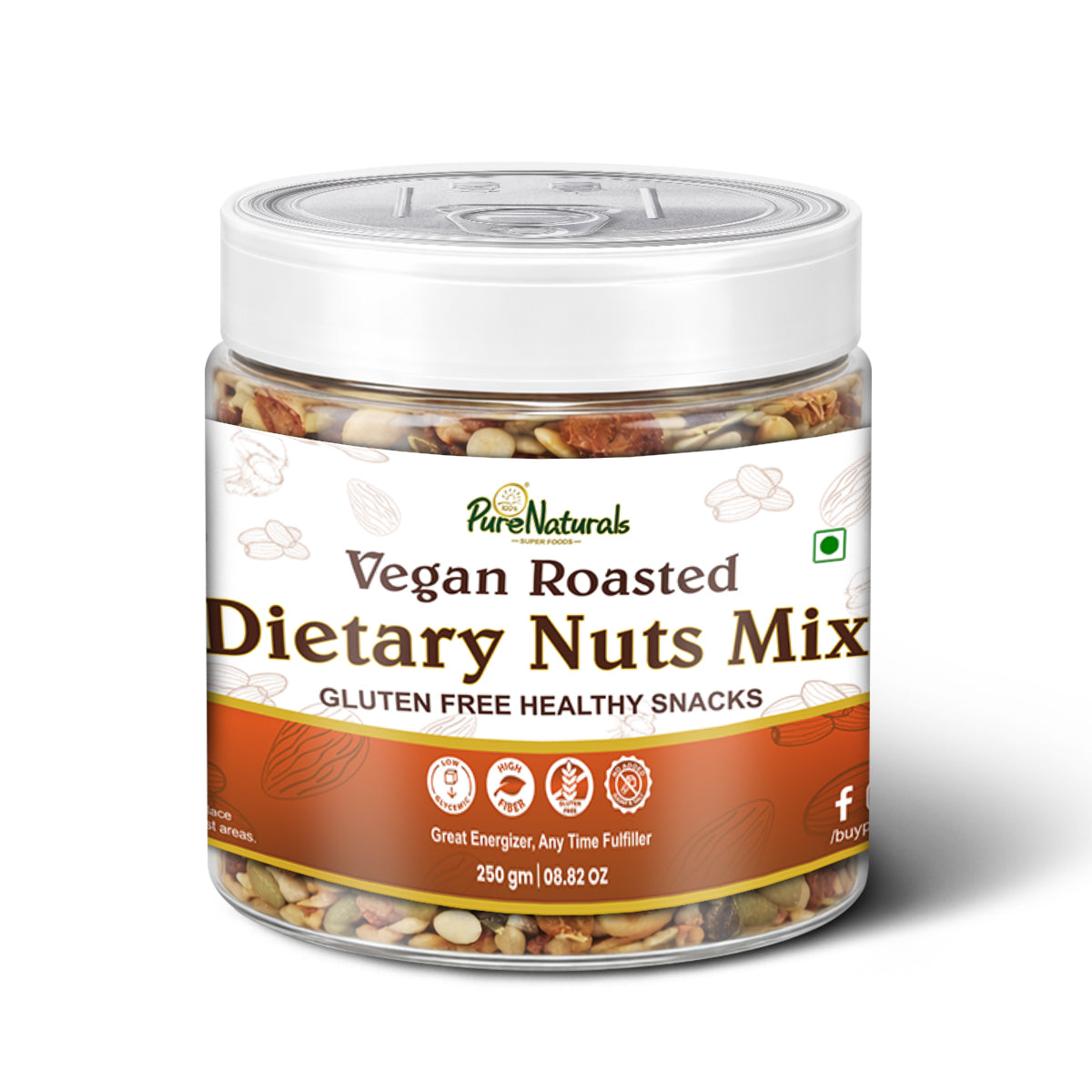 Dietary Nuts Mix Vegan Roasted | 250 gm