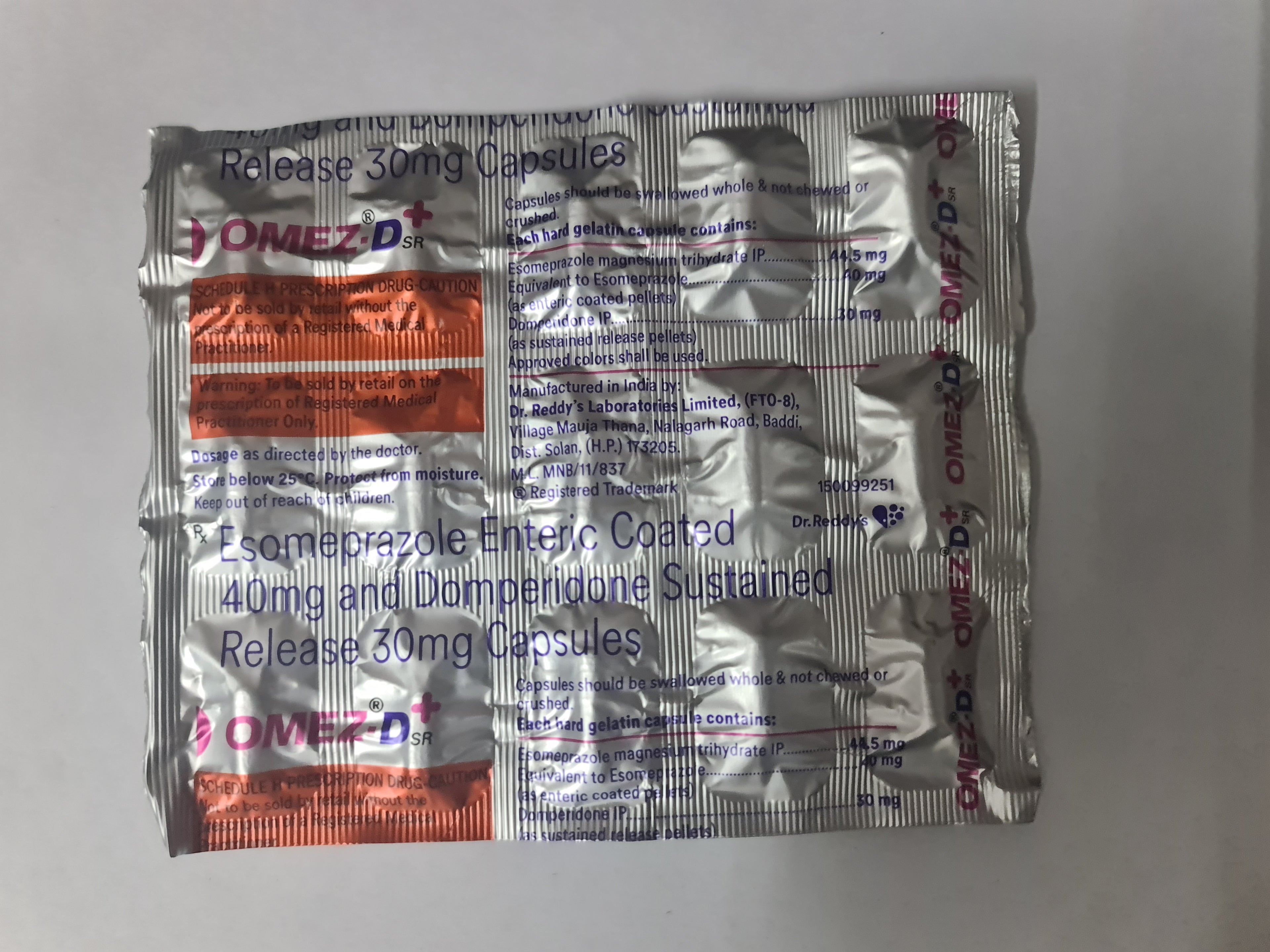 Omez DSR - 15 Cap