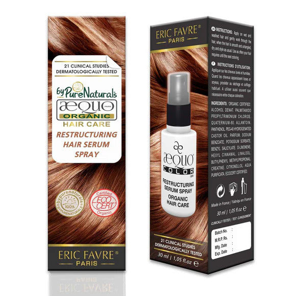 Organic Hair Serum Spray box