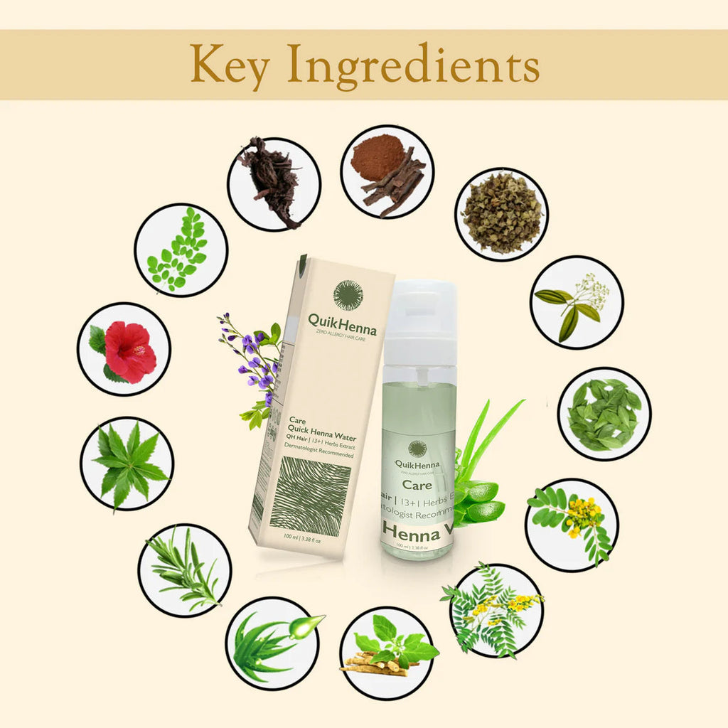 QH+ QuikHenna Quick Henna Water for Hair | Safe Hair Care  Biopharma, Healing Food to Live Healthy Life - by MFarmacy.com