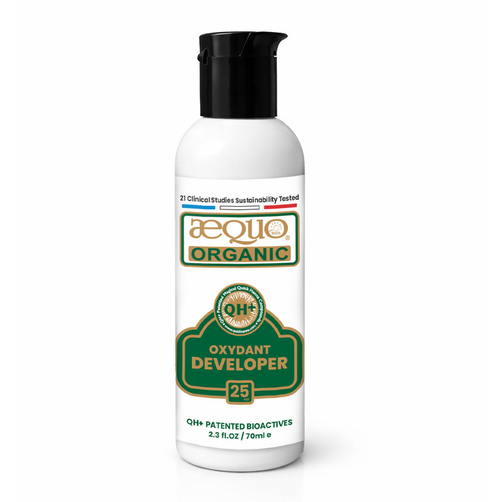 QH+ Aequo Organic Cream Extra Care 25 Vol. Oxydant Developer- 70ml