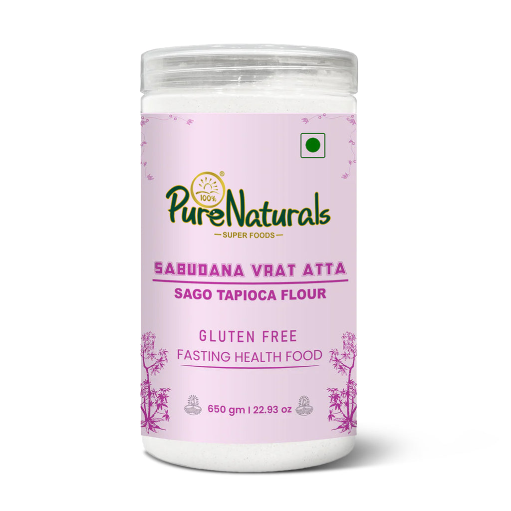 PureNaturals Gluten Free Sago Tapioca Flour Sabudana Vrat Atta