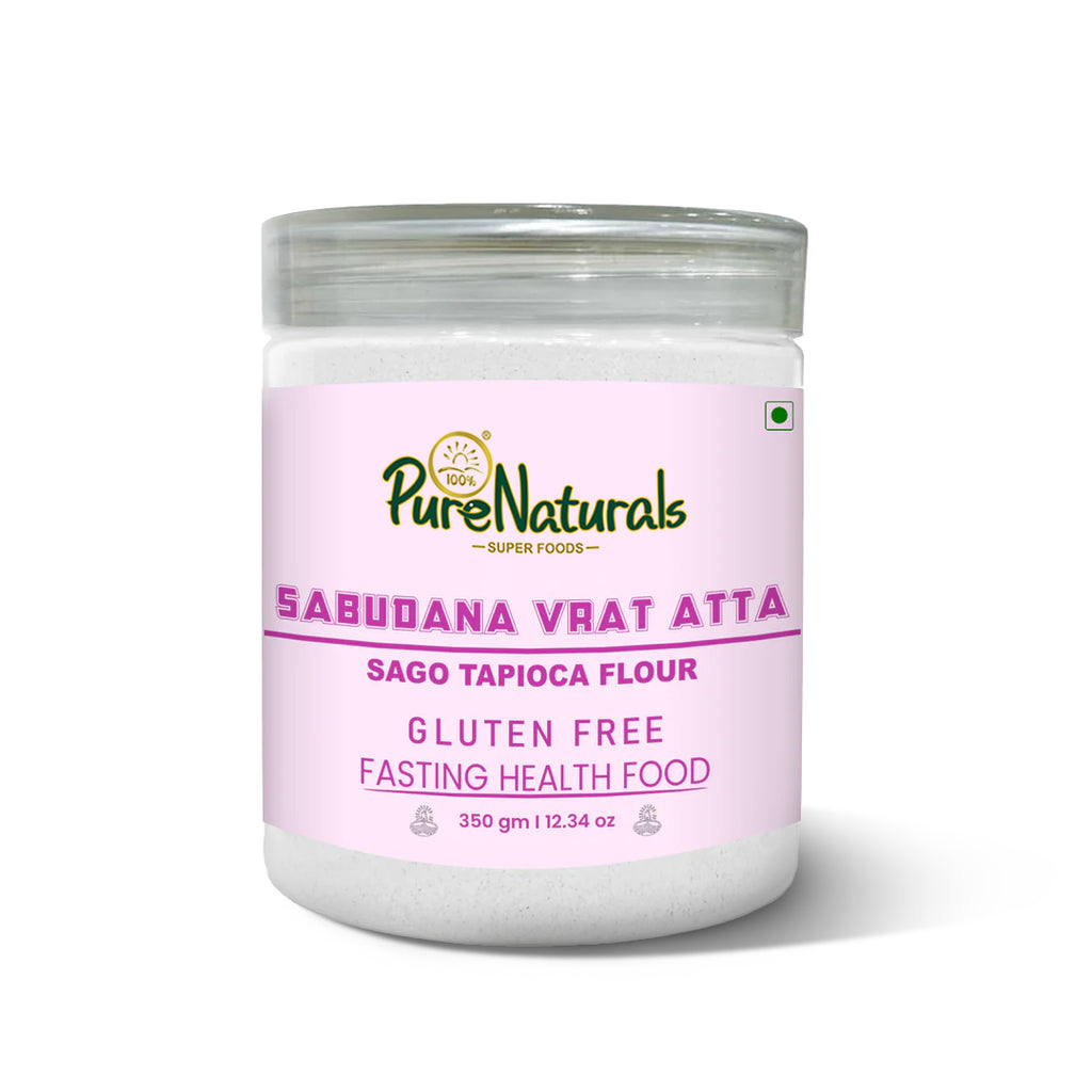 PureNaturals Gluten Free Sago Tapioca Flour Sabudana Vrat Atta