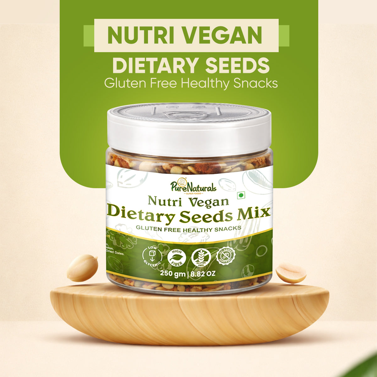 Nutri Vegan Gluten Free Dietary Seed Mix- 250 Gm