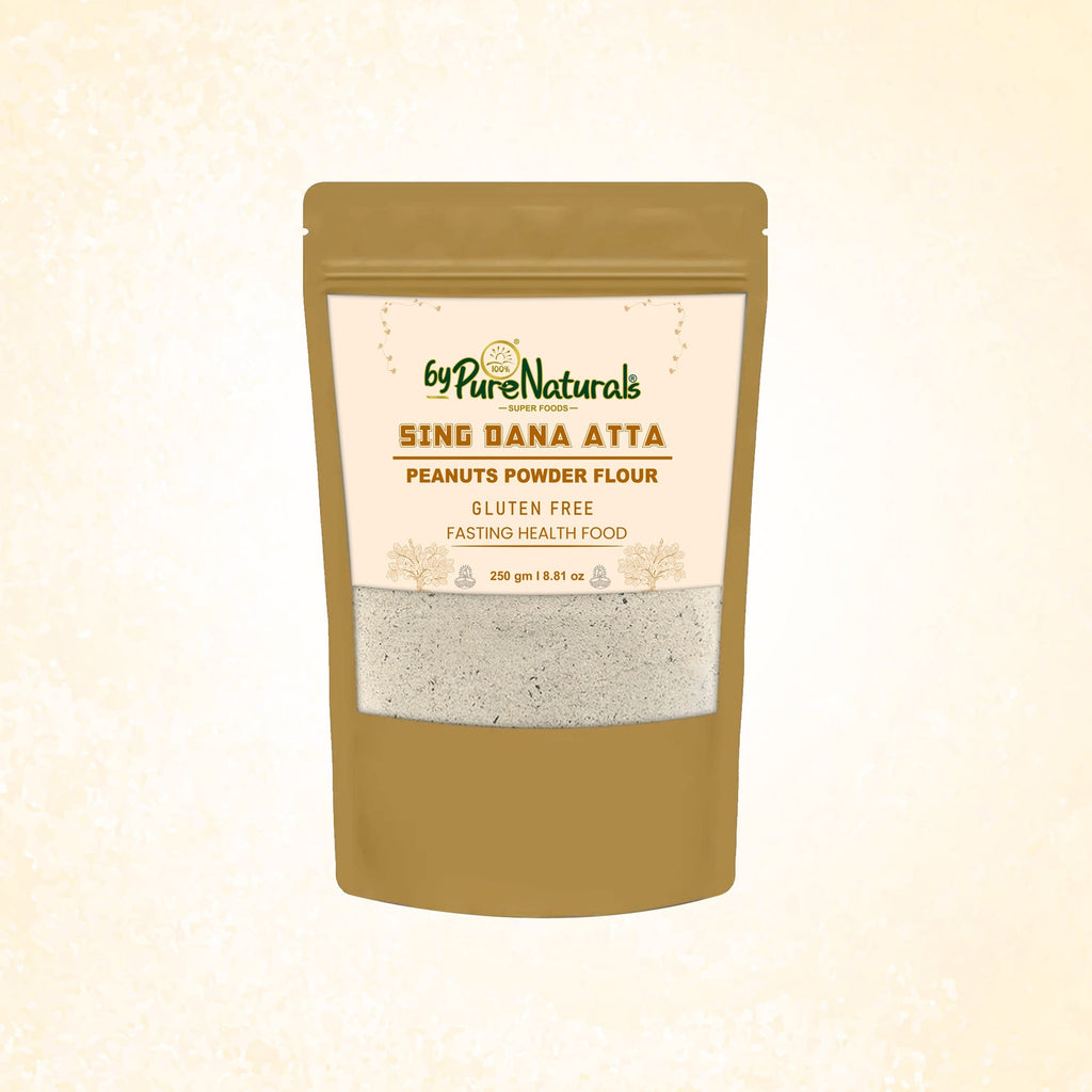 byPureNaturals Gluten Free Sing Dana Atta (Peanuts Flour)- 250 Gm - BuyPureNaturals