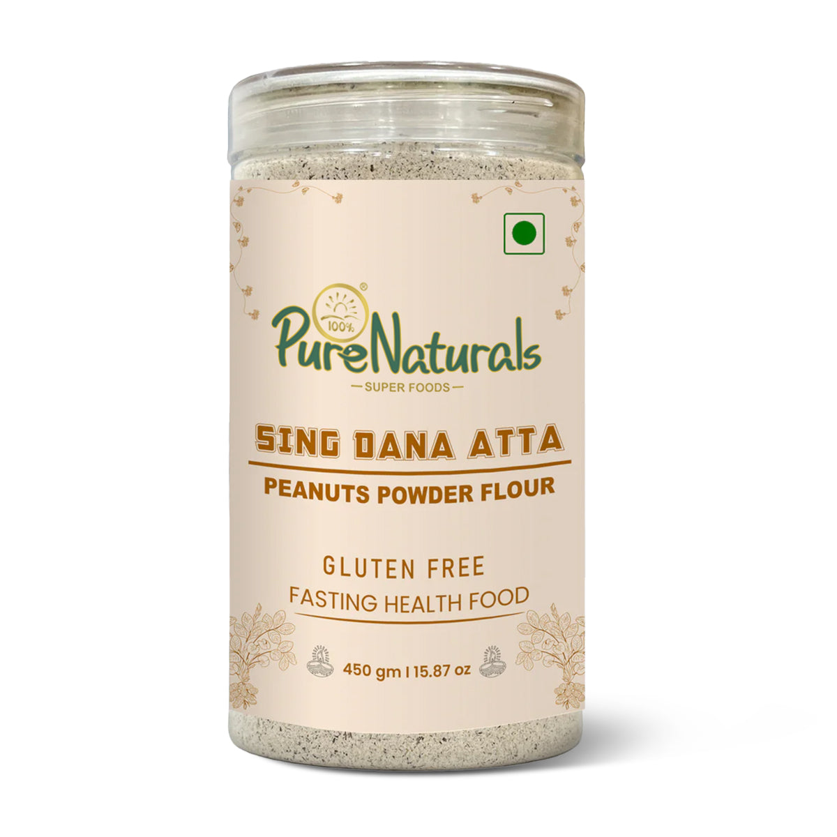 PureNaturals Gluten Free Peanuts Flour Sing Dana Atta