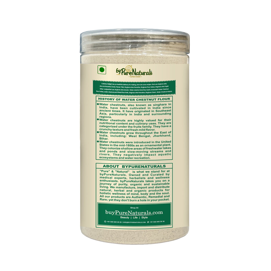 PureNaturals Gluten Free Water Chestnut Flour Atta