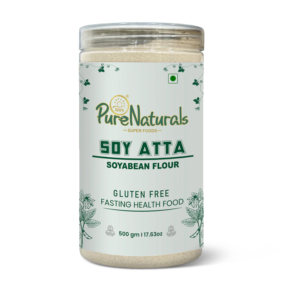PureNaturals Soy Atta | Gluten free Soybean Flour