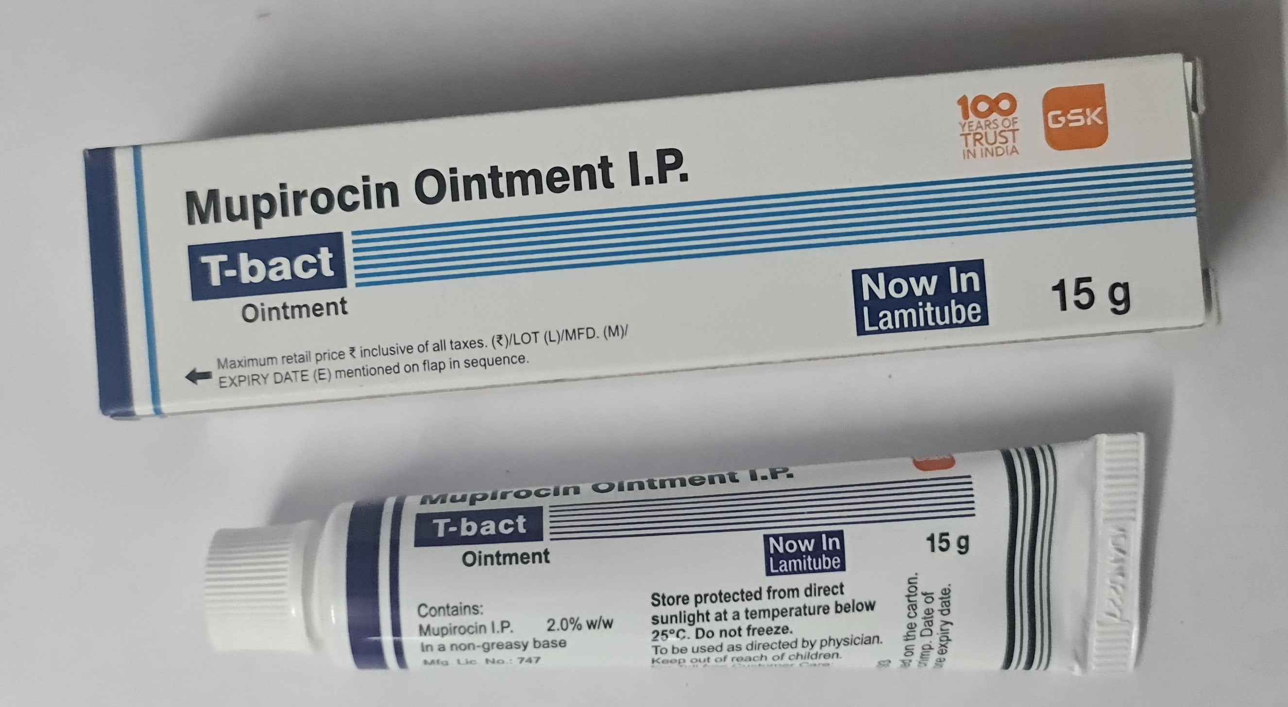 T-Bact skin Cream 15g
