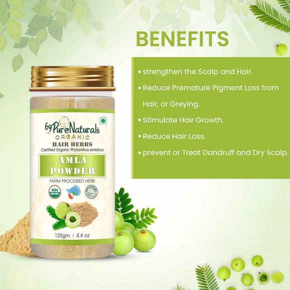 100% Organic Amla Powder for Hair Conditioning  Biopharma, Healing Food to Live Healthy Life - by MFarmacy.com