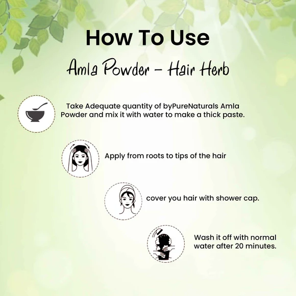 100% Organic Amla Powder for Hair Conditioning  Biopharma, Healing Food to Live Healthy Life - by MFarmacy.com