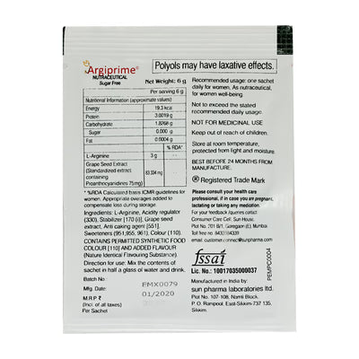 Argiprime 6g. Sachet