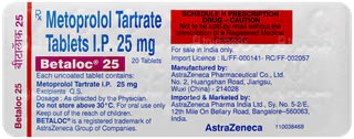 BETALOC 25MG