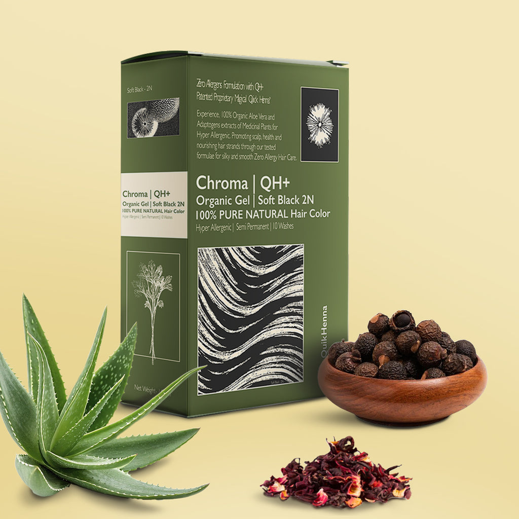 CHROMA ORGANIC GEL QH+ 100% PURE NATURAL HAIR COLOR  Biopharma, Healing Food to Live Healthy Life - by MFarmacy.com