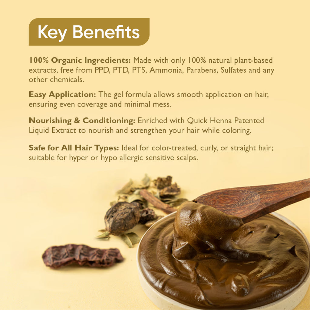 CHROMA ORGANIC GEL QH+ 100% PURE NATURAL HAIR COLOR  Biopharma, Healing Food to Live Healthy Life - by MFarmacy.com