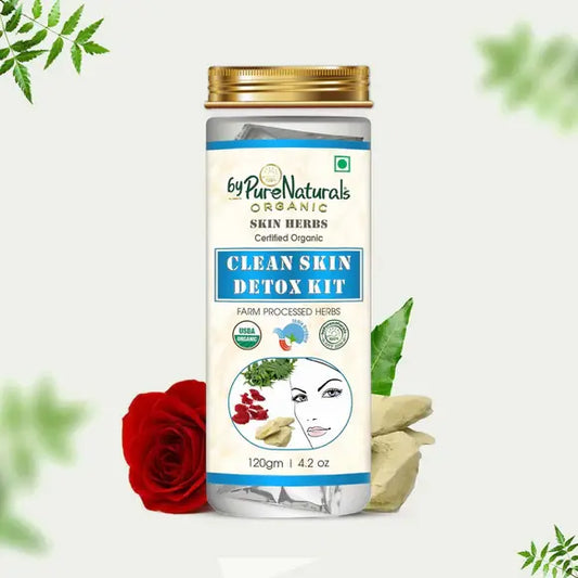 100% Organic Detox Kit for glowing Skin - 120 Gm  Biopharma, Healing Food to Live Healthy Life - by MFarmacy.com