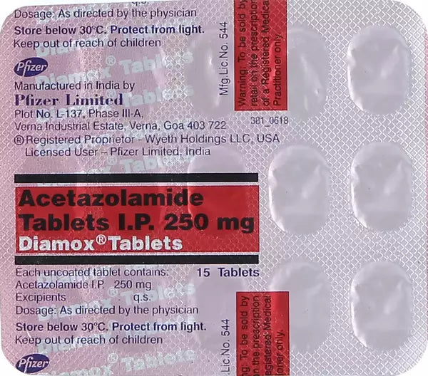 Diamox tab-250mg