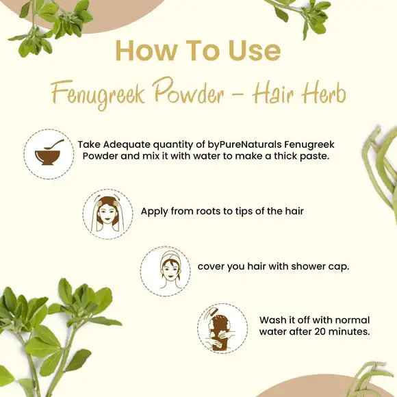 100% Organic Fenugreek Powder for Skin & Hair - 100 Gm  Biopharma, Healing Food to Live Healthy Life - by MFarmacy.com