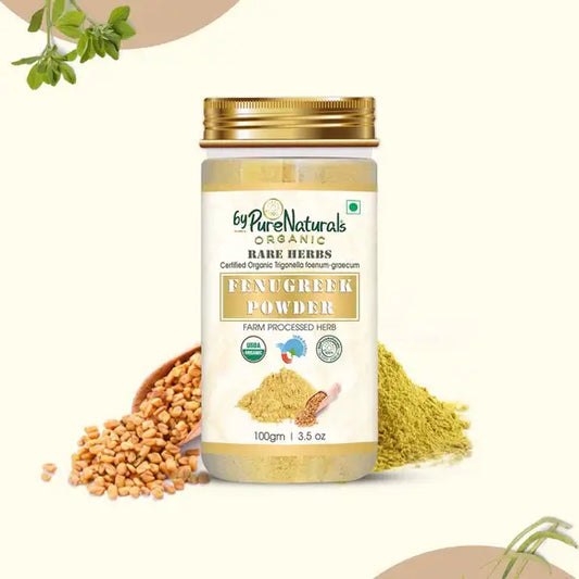 100% Organic Fenugreek Powder for Skin & Hair - 100 Gm  Biopharma, Healing Food to Live Healthy Life - by MFarmacy.com