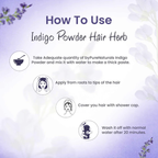 100% Organic Indigo Powder for Hair Color  Biopharma, Healing Food to Live Healthy Life - by MFarmacy.com