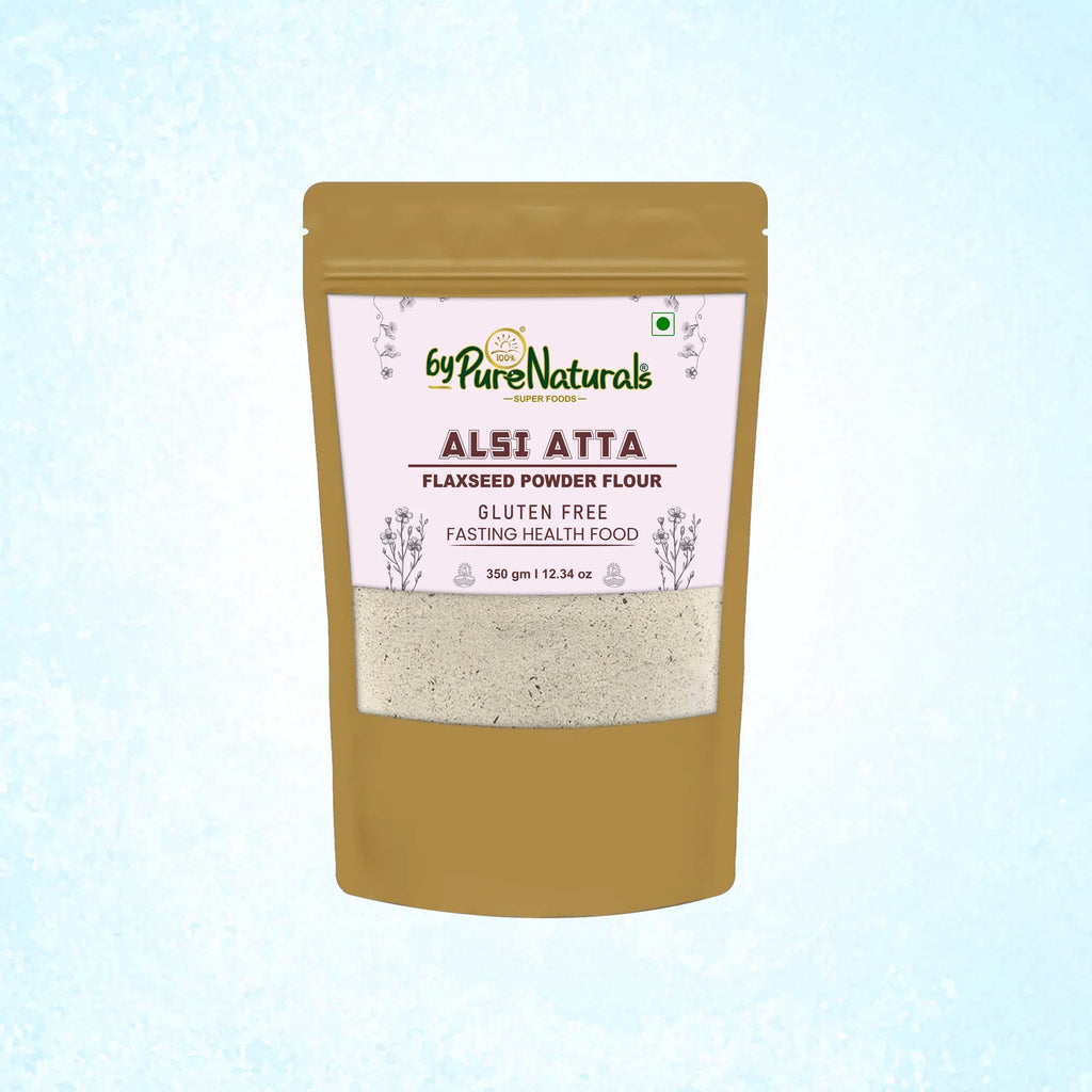 byPureNaturals Gluten Free Alsi Atta (Flaxseed Powder Flour)- 350 Gm - BuyPureNaturals