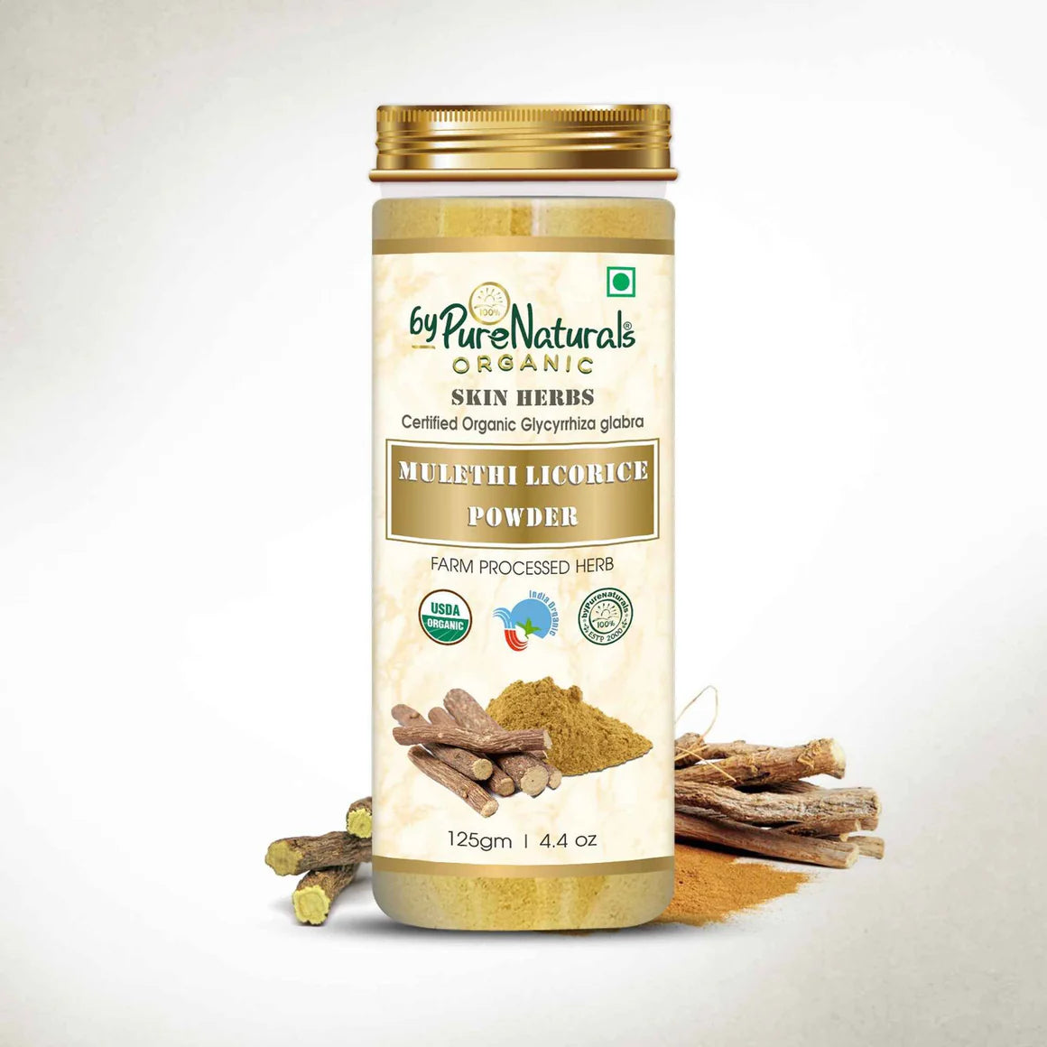 100% Organic Mulethi Licorice Powder- 125 Gm