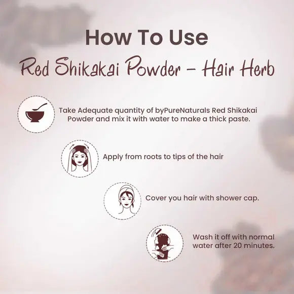 100% Organic Red Shikakai Powder for Hair & Skin - 100 Gm  Biopharma, Healing Food to Live Healthy Life - by MFarmacy.com