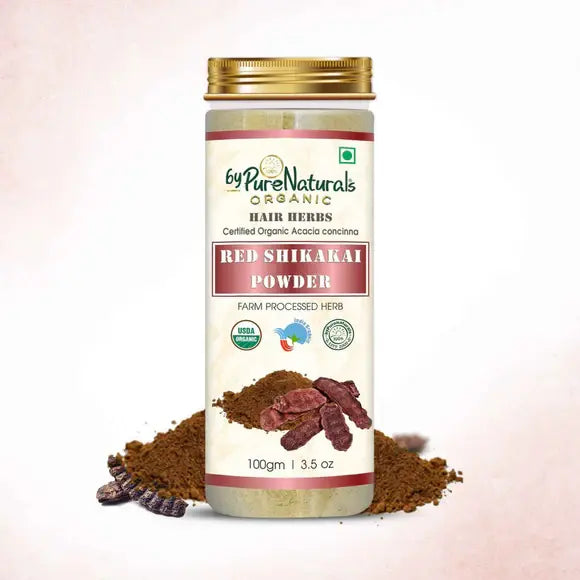 100% Organic Red Shikakai Powder for Hair & Skin - 100 Gm  Biopharma, Healing Food to Live Healthy Life - by MFarmacy.com