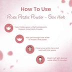 100% Organic Rose Petals Powder for Skin - 100 Gm  Biopharma, Healing Food to Live Healthy Life - by MFarmacy.com