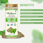100% Organic Tulsi Powder - 115 Gm  Biopharma, Healing Food to Live Healthy Life - by MFarmacy.com