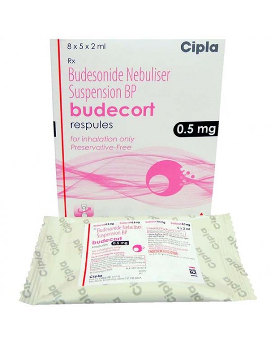 BUDECORT[CIPLA] 0.5 MG RESPULES (2 mL)