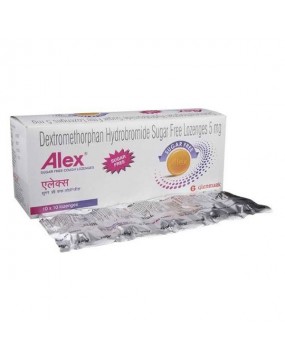 ALEX LOZENGE[GLENMARK] 5 MG LOZG (10 lozenge)