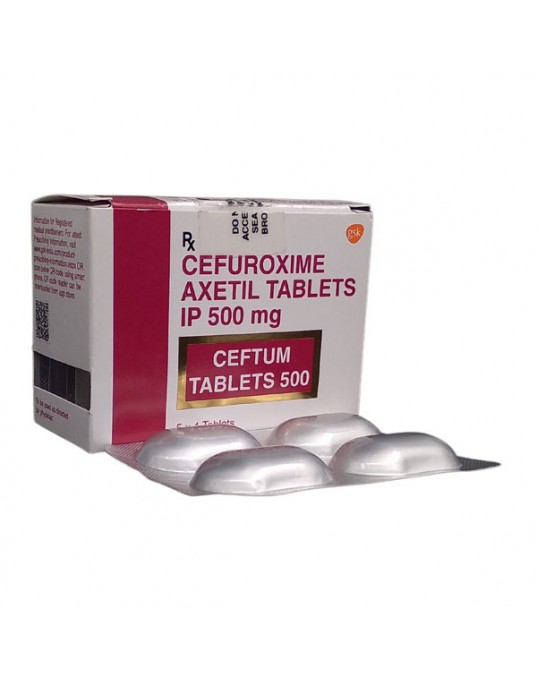 CEFTUM[GLAXO] 500 MG TAB (4 tab)