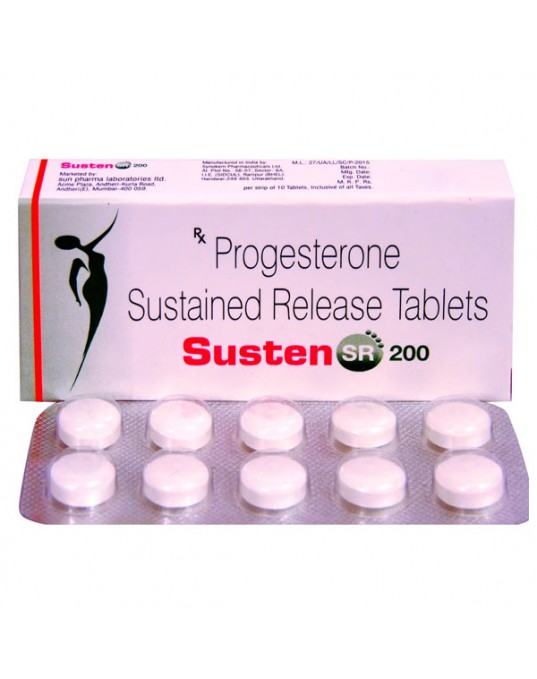 SUSTEN SR [SUN] 200 MG TAB (10 tab)