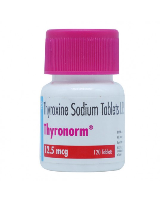 THYRONORM-12.5[ABBOTT] 12.5 MCG TAB (120 tab)