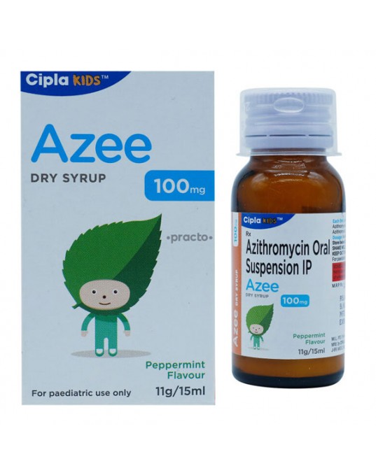 Azee 100mg Dry Syrup Peppermint