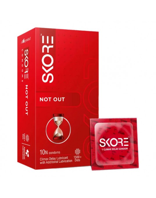 Skore Not Out Climax Delay Condom